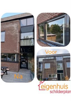 Eigenhuis Schilderplan metamorfose buitenwerk Lelystad